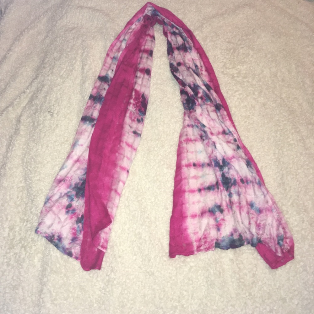| a bright fashionable scarf |