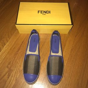 Brand New Fendi Junia Espadrilles- size 38.5
