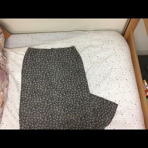 Vintage Floral Maxi Skirt