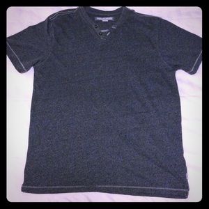 pd&c blue textured shirt