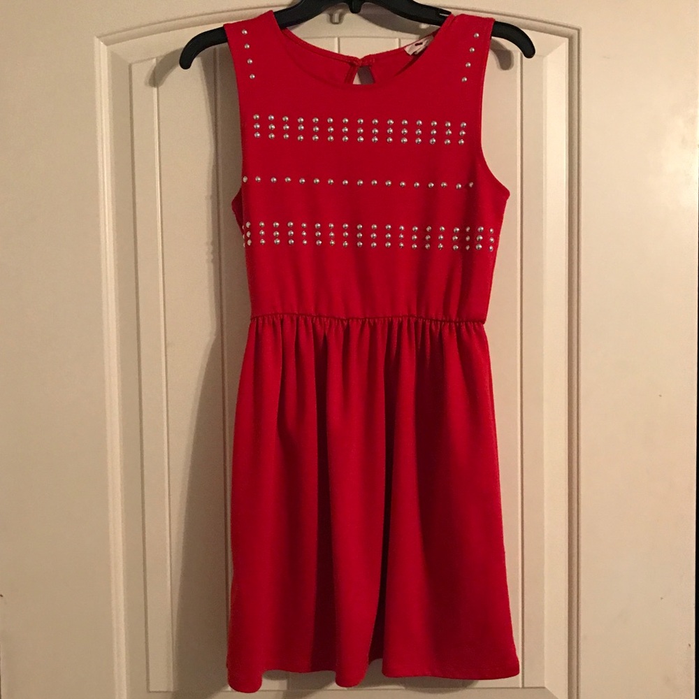 Red Dress w/ Studs