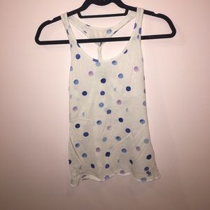 Polka dot tank top