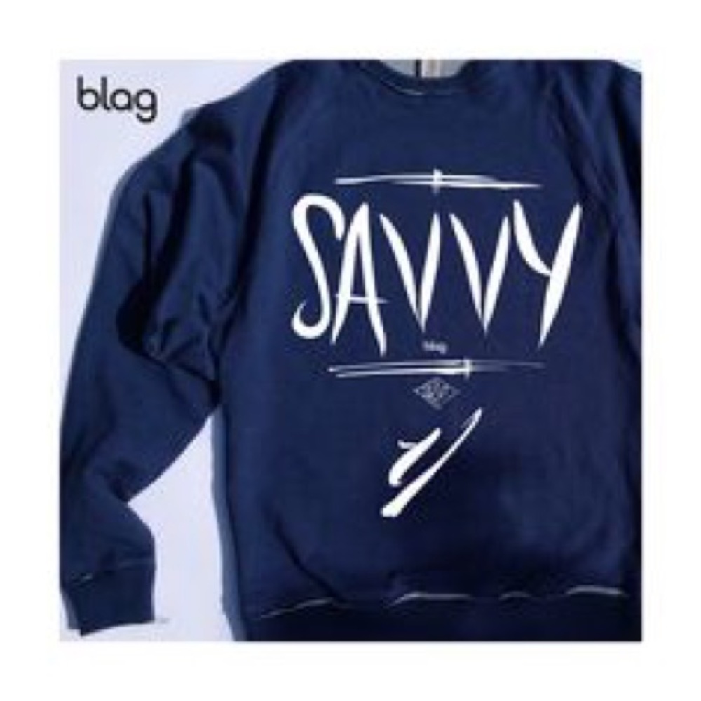 Savvy Soft Cozy Blag Magazine Sweater