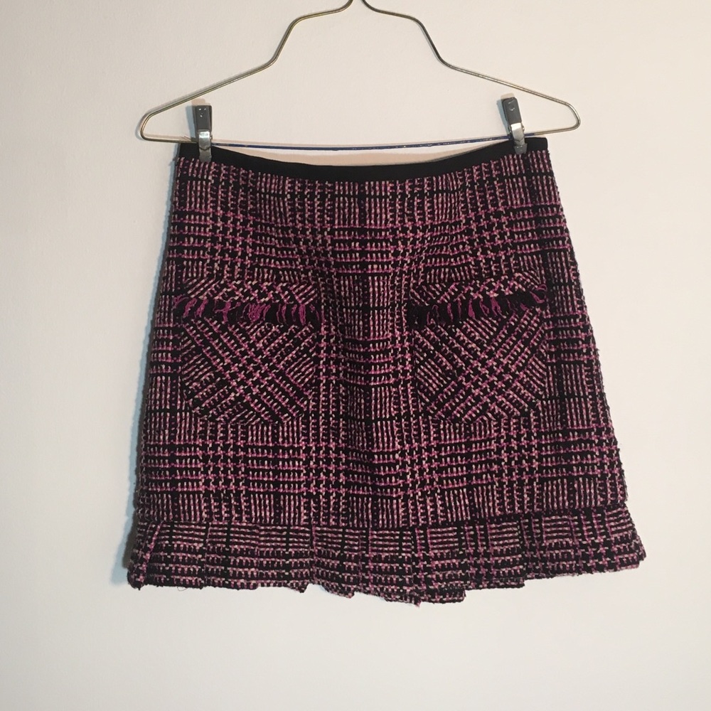 Nanette Lepore tweed skirt,Sz 0