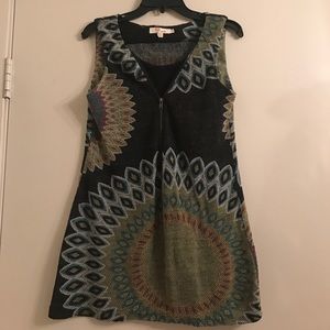 Anthropologie light zip down sweater shirt