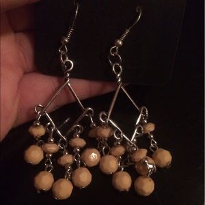 (4 for $20) brand new tan earrings