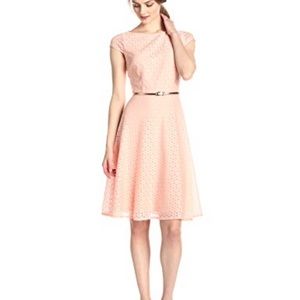 Baby pink lace dress