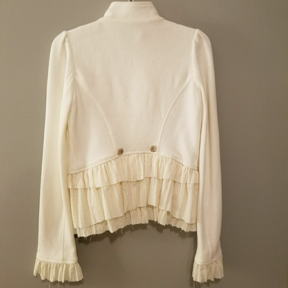 Free People Ruffled Military Jacket - Picture 4 of 6