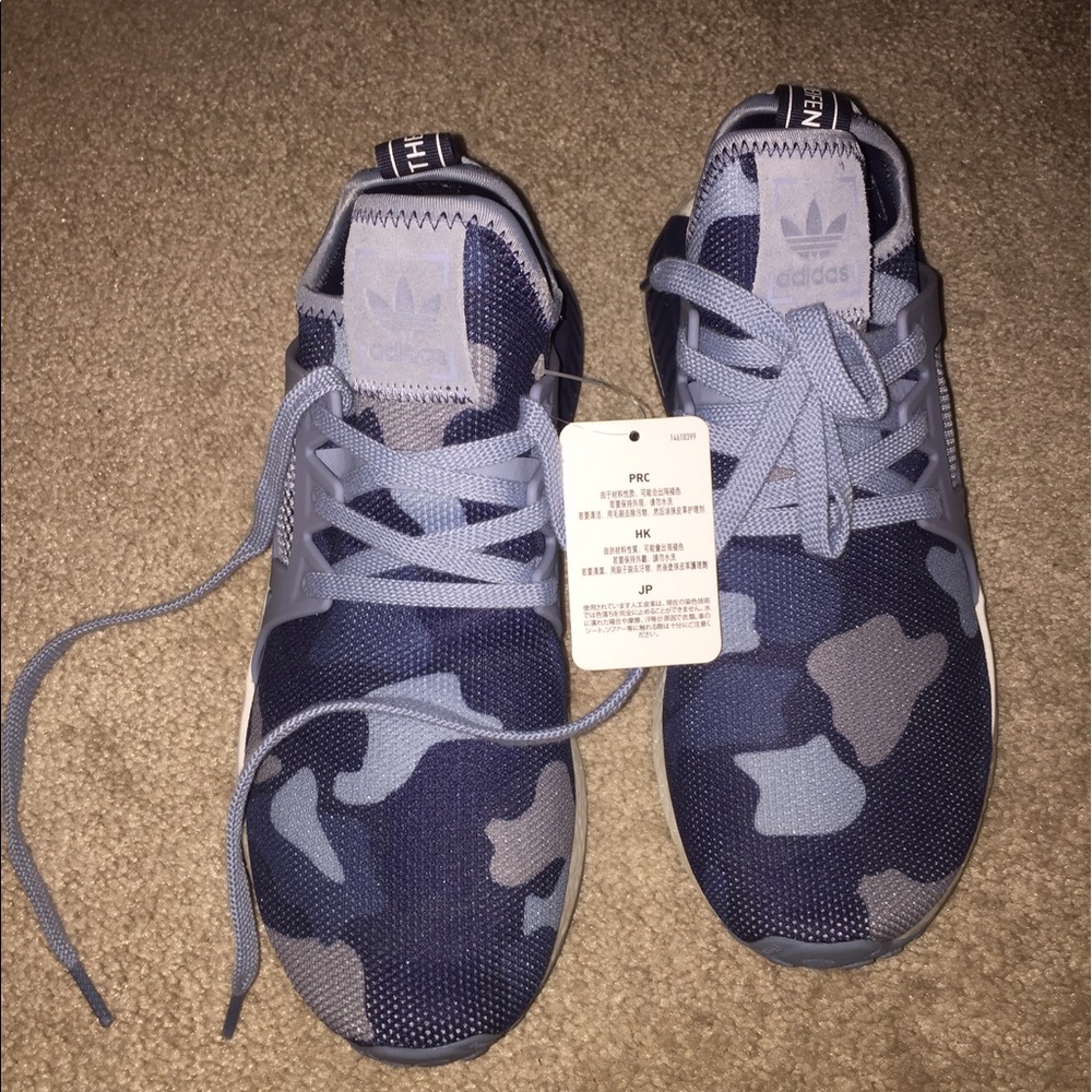 Adidas NMD midnight grey blue duck camo