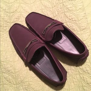 Burgundy loafers