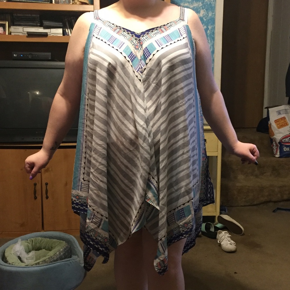 Multi colored top