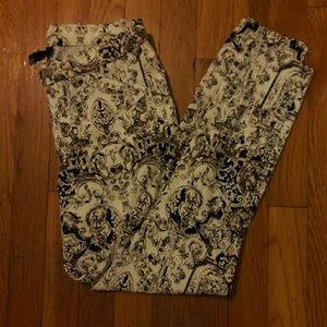 Hue Print Stretch Jeggings