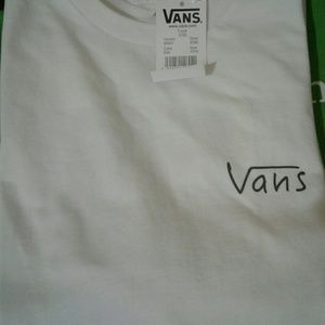 Vans Men's White T-Shirt
