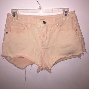 Peach shorts