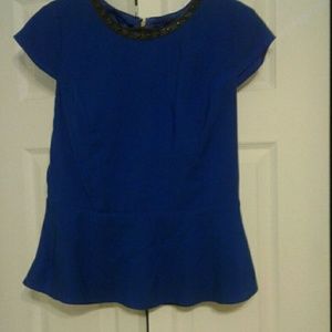 Midnight Blue Blouse from Express