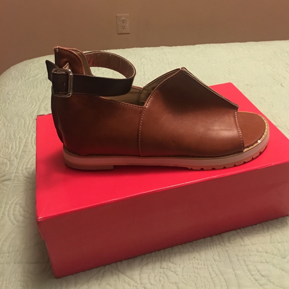 Tan sandals