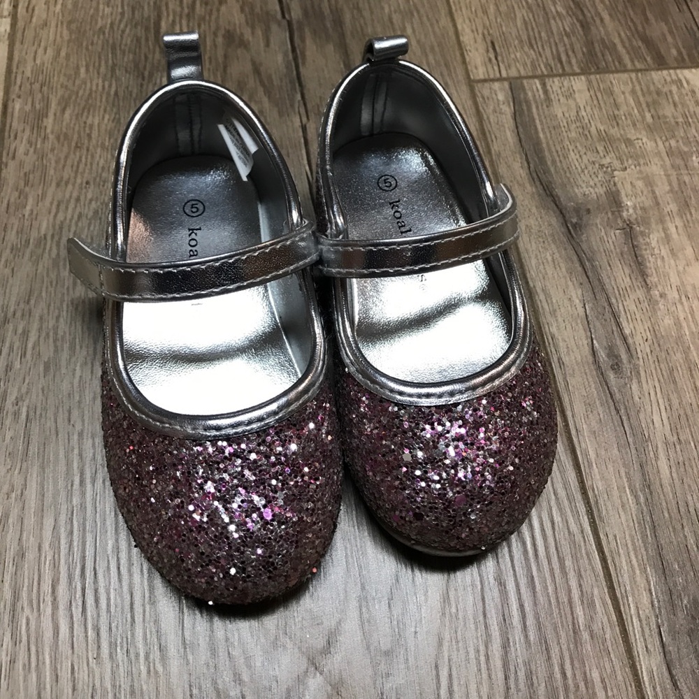 Pink Sparkly Toddler Shoes Size 5