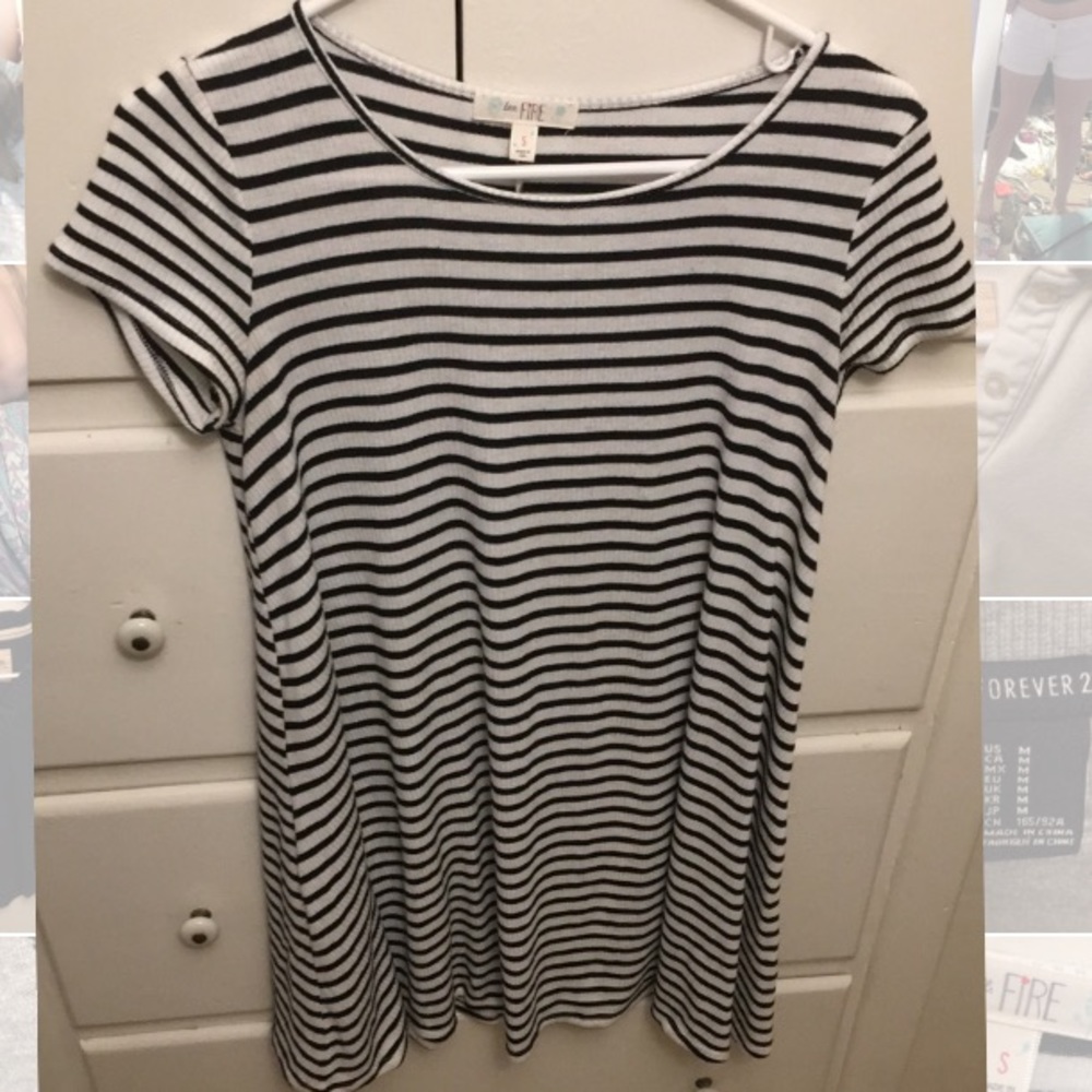 Striped T-Shirt Dress
