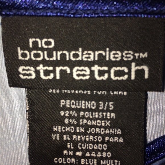 Blue cheetah print top - Picture 4 of 4