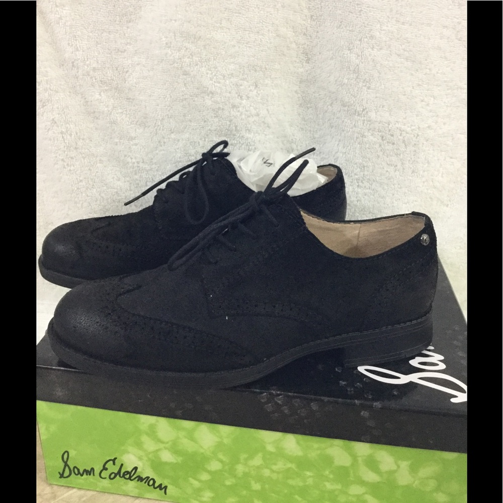 Sam Edelman NWT lace up black shoes