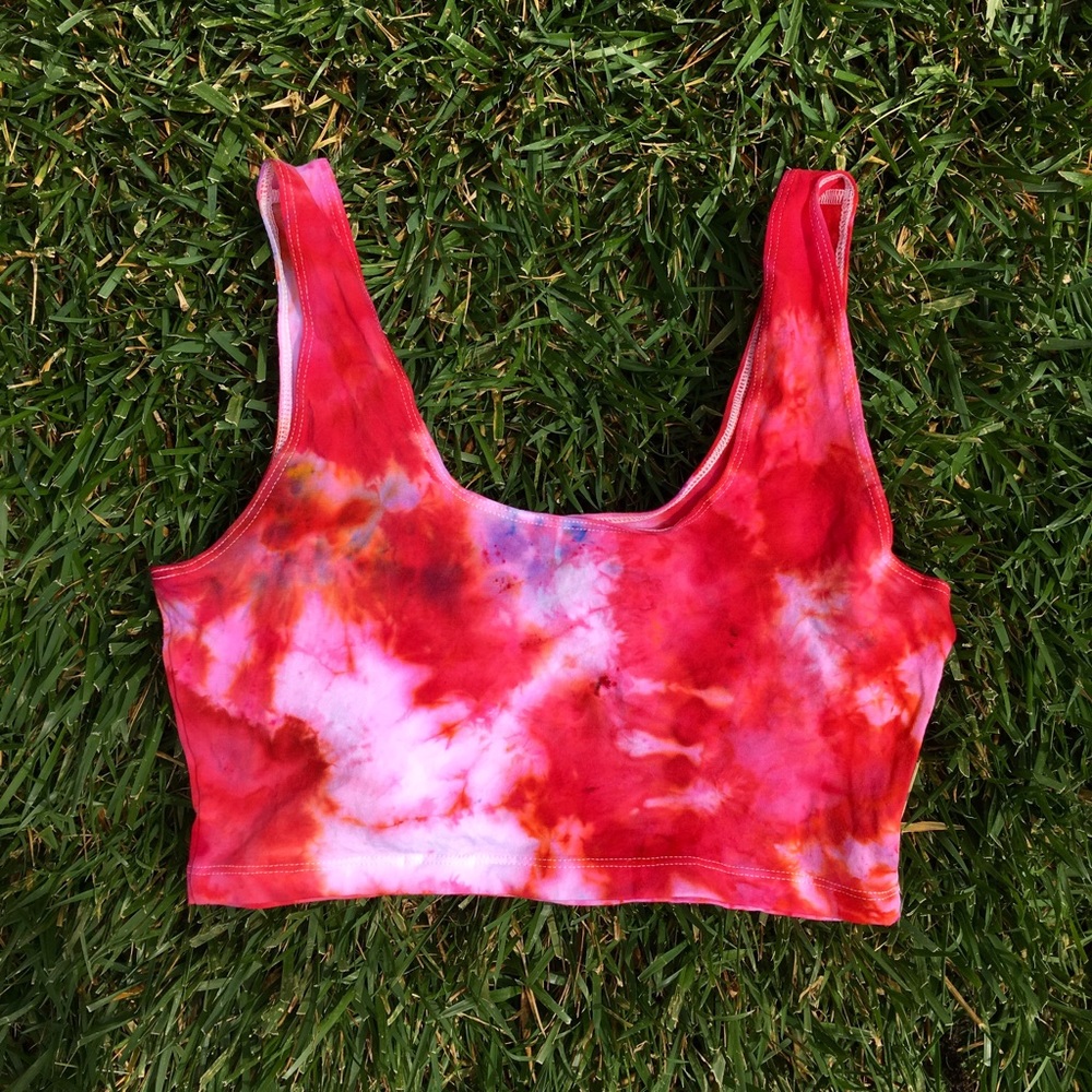 Tie dye crop top!