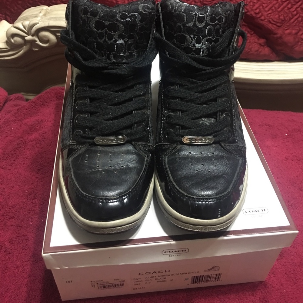 Coach High Tops - Picture 2 of 6