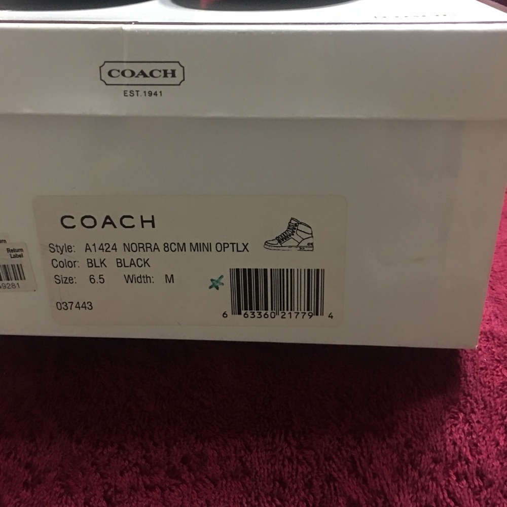 Coach High Tops - Picture 5 of 6