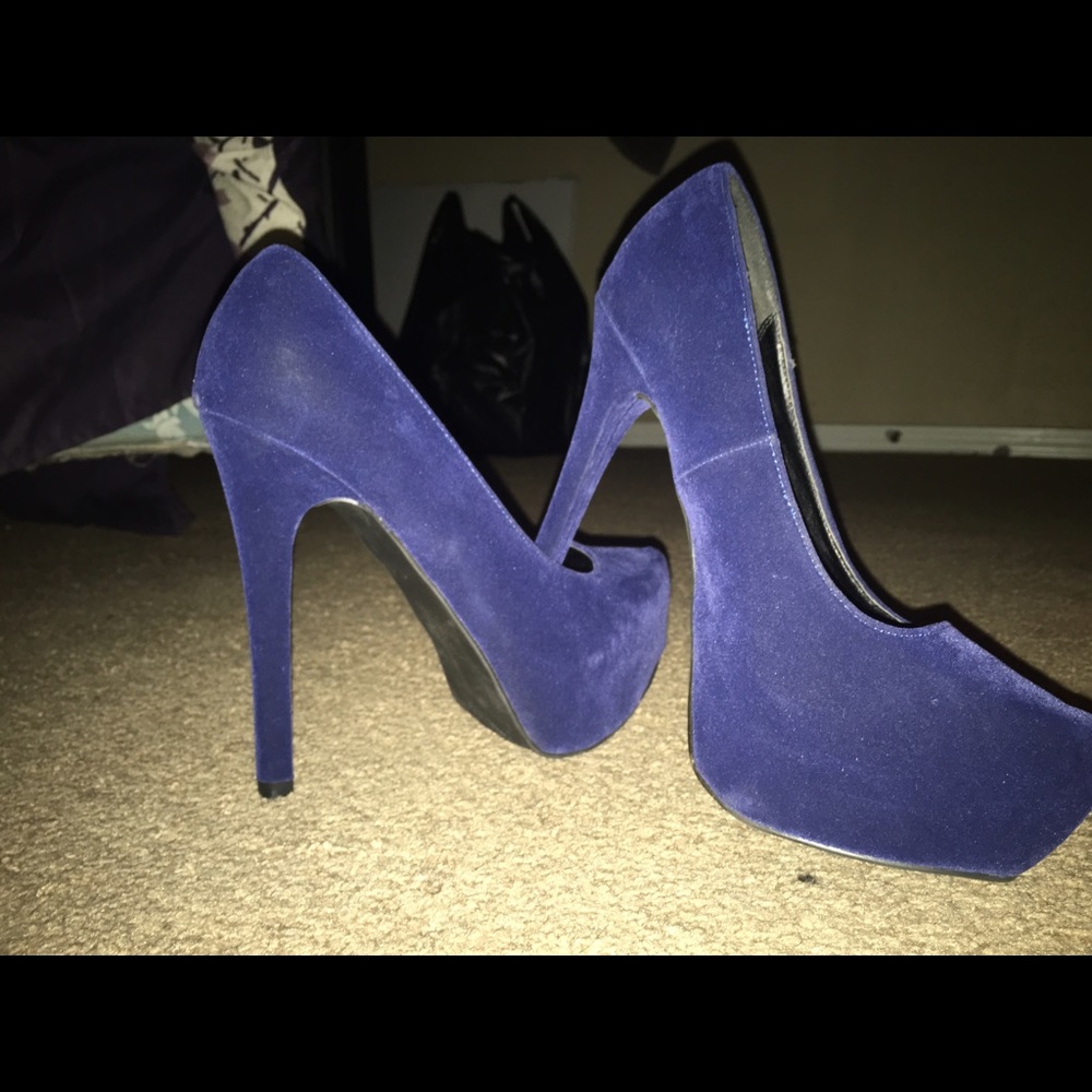 Blue heels