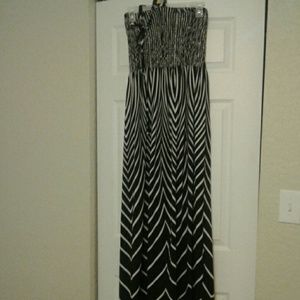 Black and white Maxim Dress