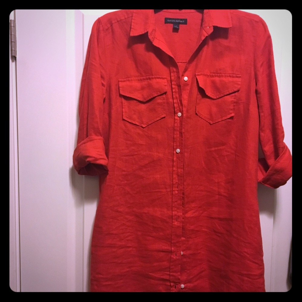 Banana Republic shirt dress!