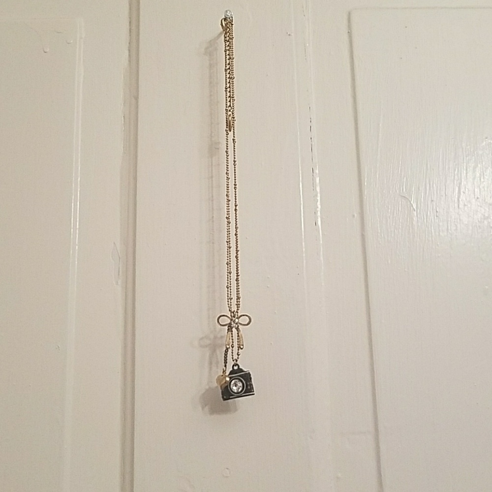 Betsey Johnson Camera Necklace