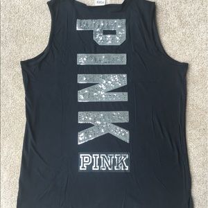 Large PINK BLING Tank