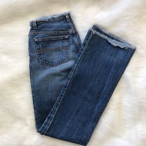 👖 Express Jeans Frayed & Flare Denim