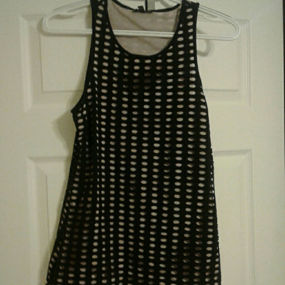 Express black and beige Top