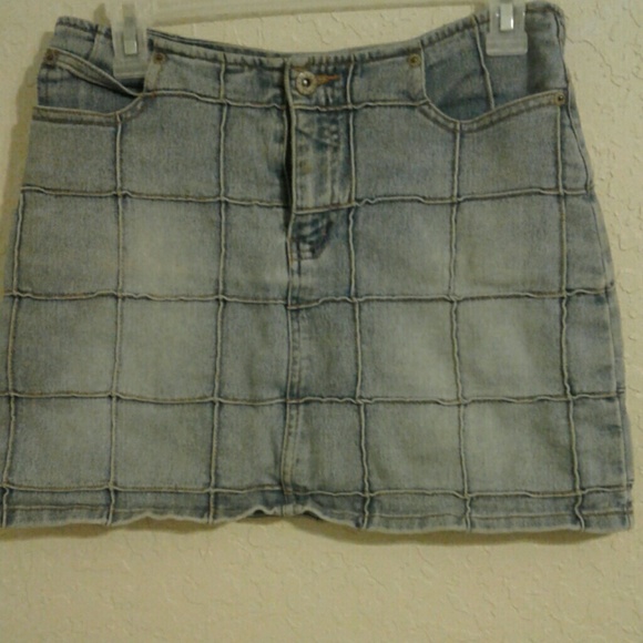 Denim Minister Skirt - Picture 1 of 2