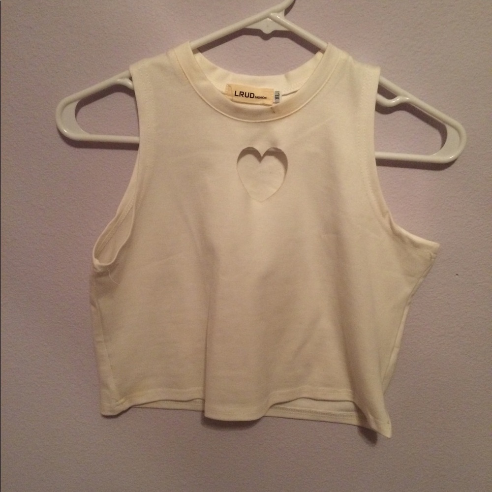 Heart Cutout Crop Top