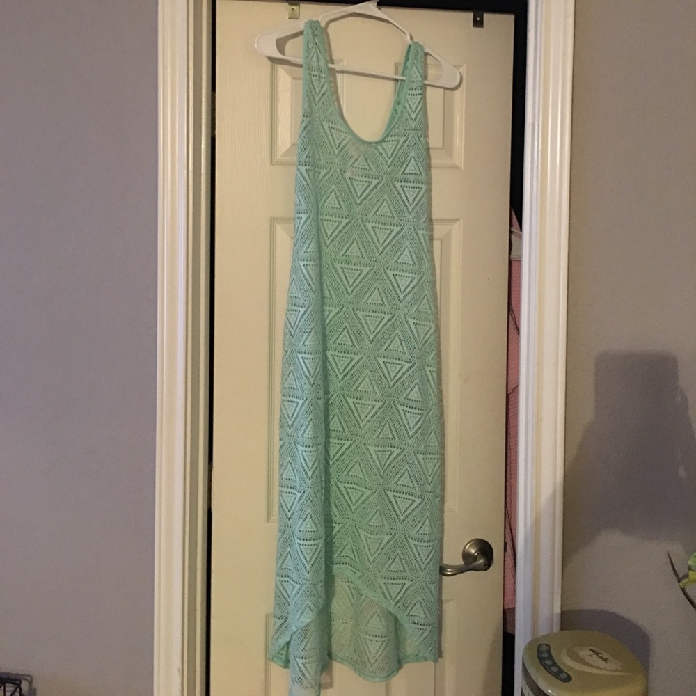 Swimsuit coverup dress with cutouts.. like new