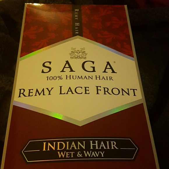 SAGA Indian Hair Wet & Wavy 1B wig - Picture 1 of 8
