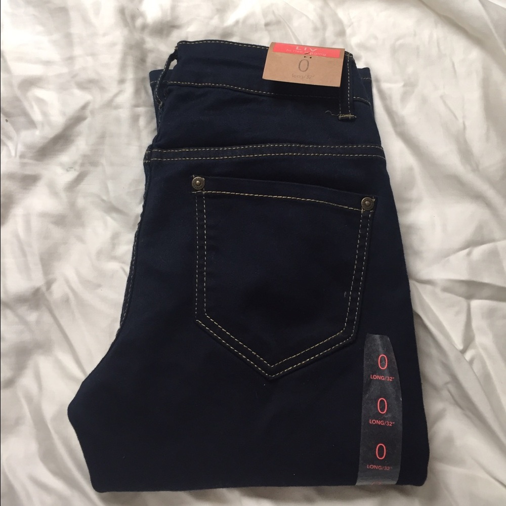 High waist denim jeans