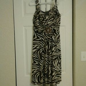 Animal print dress
