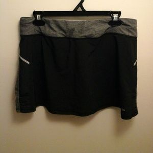 Champion Black and Gray Workout Skort