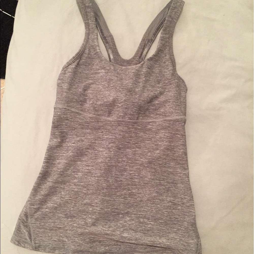 Lululemon grey tank size 2 NWOT