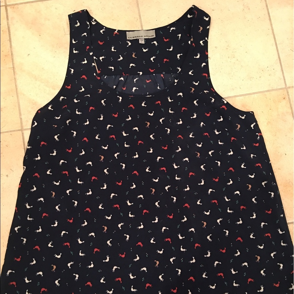 Sweet flowing bird tank