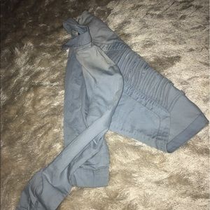 Chambray long sleeve top