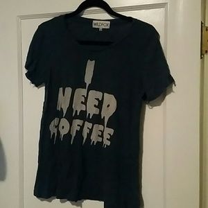 Wildfox I Need Coffee tee
