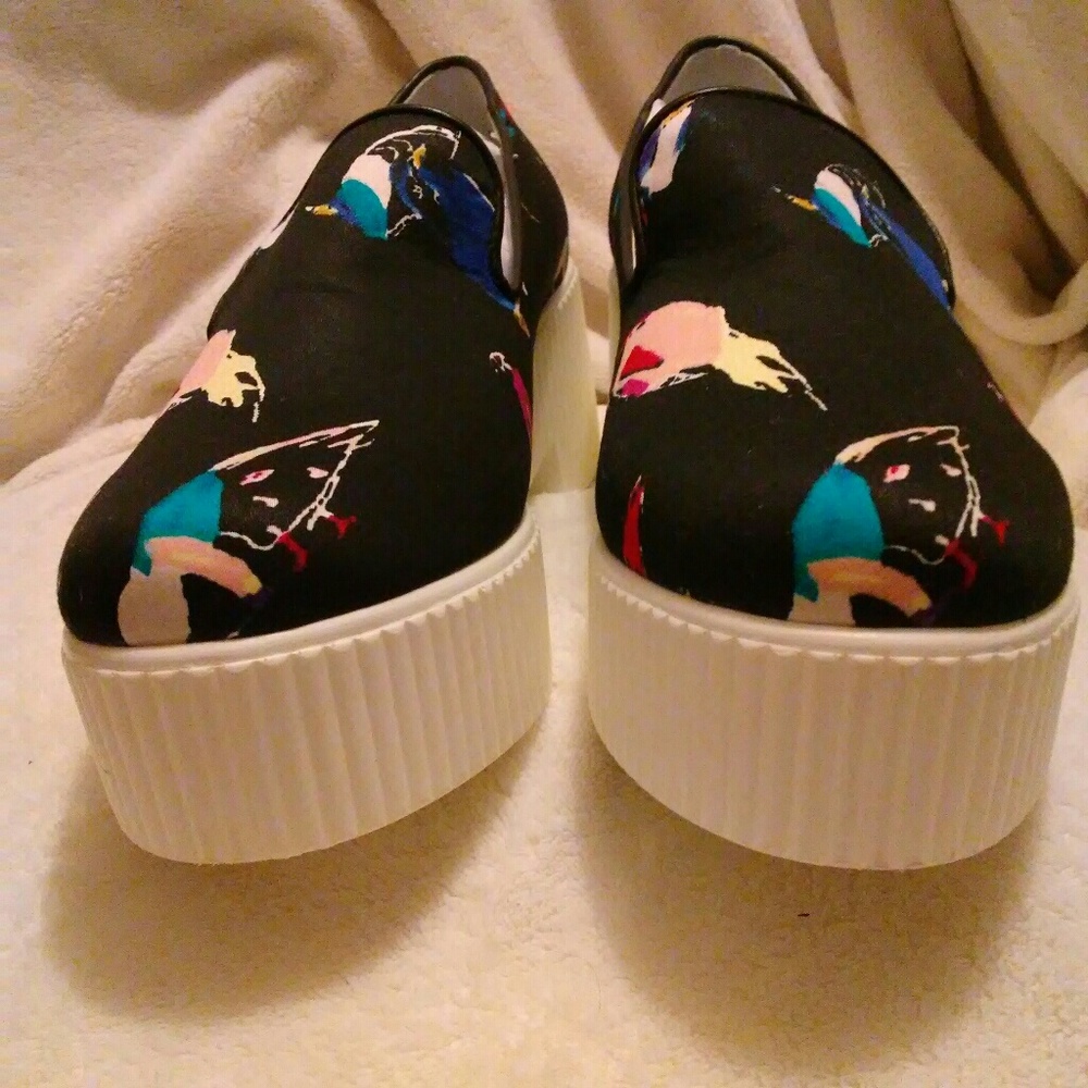 Shellys London loafer front bird print - Picture 4 of 8
