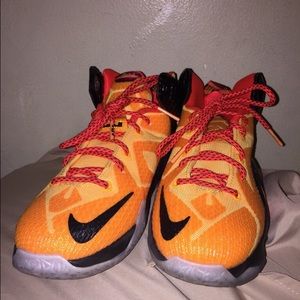 Nike lebron xii sneaker 7 orange