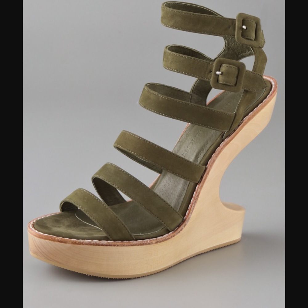 Opening Ceremony cut-out wedge sandals