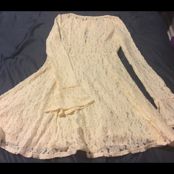 NWT Free People White Dress, Size Small - Picture 5 of 6