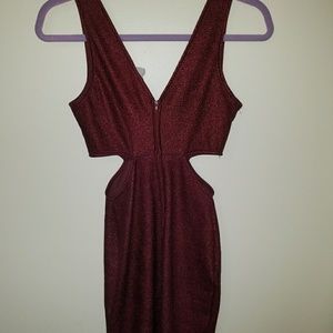 Dress with open sides